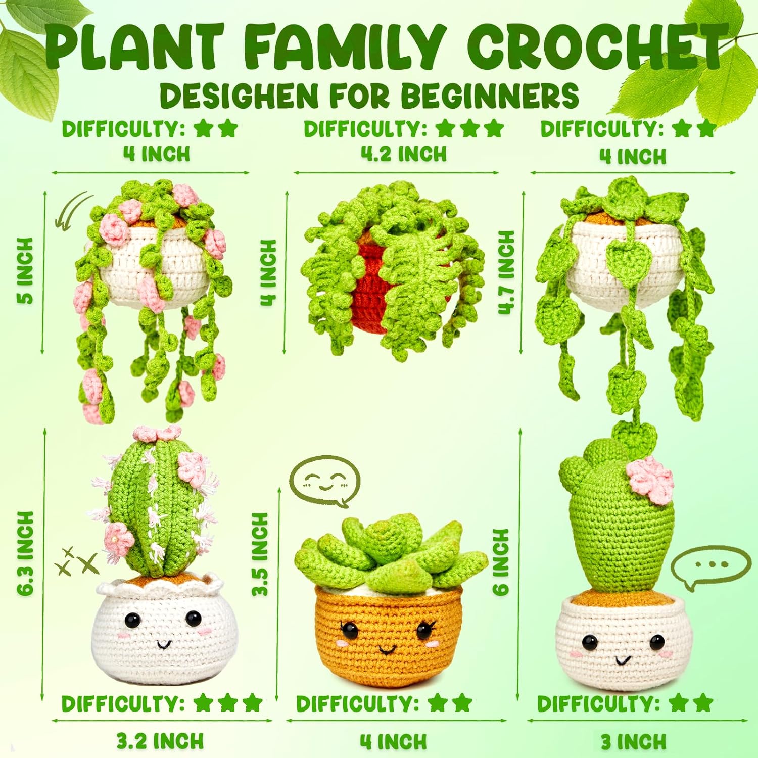 Crochet Kit for Beginners with Step-by-Step Instructions