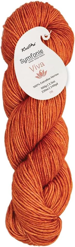 Hand Dyed Extrafine Merino DK Yarn — 100 g, 240 Yards, Burnt Sugar